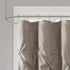 Madison Park Laurel Taupe Shower Curtain, Pieced Transitional Shower Curtains for Bathroom, 72 X 72, Beige...