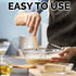 Zulay Kitchen 13-Inch Danish Dough Whisk - Wooden Danish Whisk for Dough with Stainless Steel Dough Hook - Traditional Dutch Whisk - Bread Whisk f...
