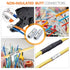 22-18 Gauge Copper Butt Connectors 100 PCS 22-18 AWG Butt Splice Connectors 0.75 mm² Wire Uninsulated Crimp Butt Connectors Pure Copper Tin Coated...