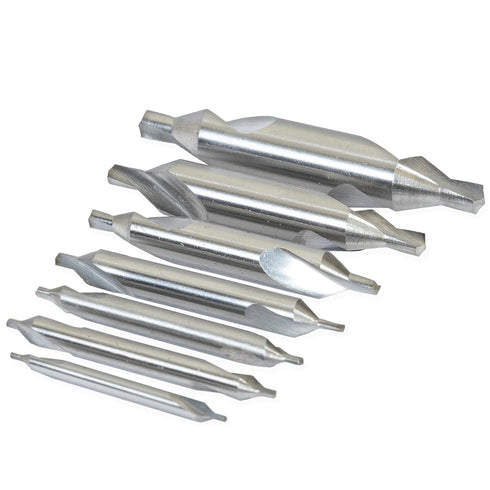 Center Drill Bits Set of 7 Pcs, M2 HSS, 60-Degree Angle Countersink Tools for Lathe Mill Metalworking`...