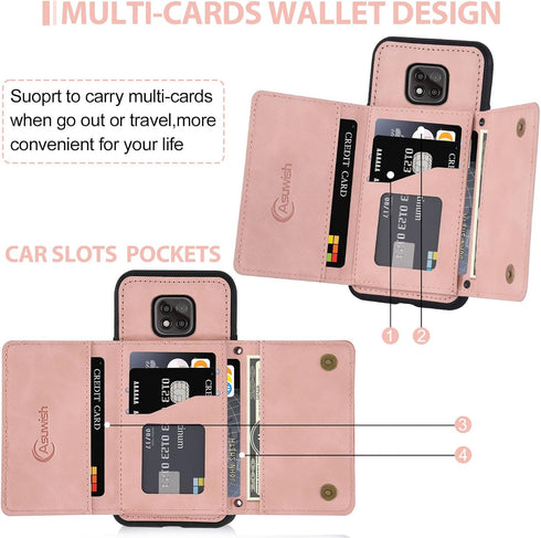 Asuwish Phone Case for Moto G Power 2021 Wallet Cover with Tempered Glass Screen Protector and PU Leather Card Holder Stand Slot Cell Accessories ...