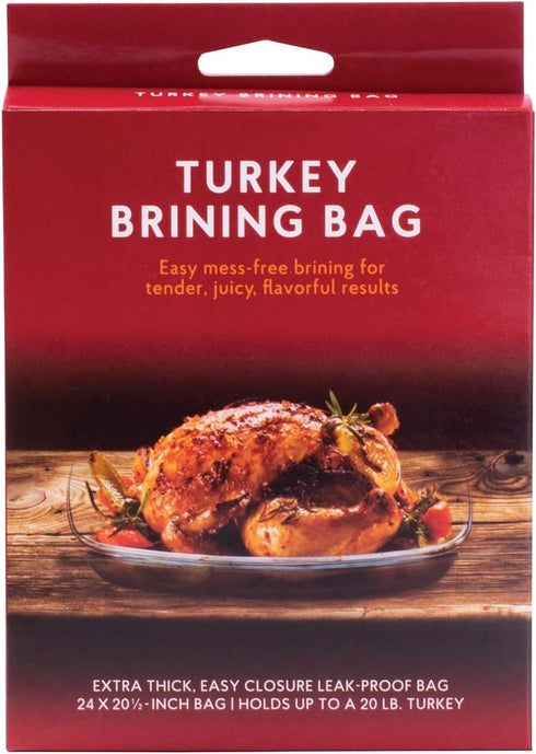 HIC Roasting Turkey Brining Bag, Holds 20-Pound Turkey, Brining Liquids, and Seasonings...