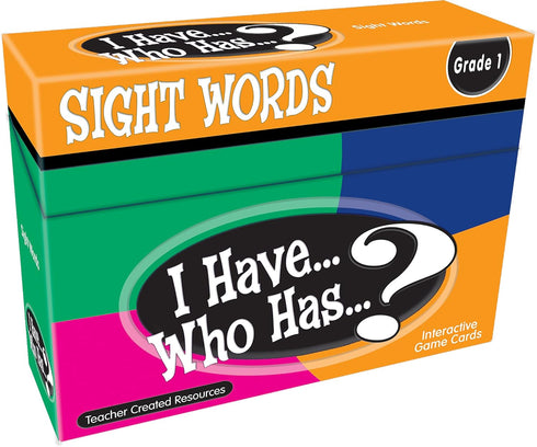 Teacher Created Resources I Have, Who Has Sight Words Game, Grade 1, Multi...