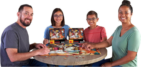 RoseArt - Kodak Premium - Library Mischief - 1000 Piece Jigsaw Puzzle for Adults...
