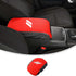 Linskip Center Console Cover Compatible with 2011-2023 Dodge Charger, Leather Armrest Pad Cover for Charger Interior Accessories(Red)......