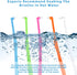 Single End Tufted Toothbrush, 5 Pcs Interspace Tooth Brush Tapered Trim Tooth Cleaner Interdental Toothbrush Tuft Gap Toothbrush for Orthodontic D...