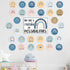 Boho Rainbow Bulletin Board Classroom Decoration Motivational Cutouts Positive Inspirational We are A Rainbow of Possibilities Blue Rainbow Bullet...