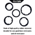 5pcs Engine Oil Cooler O-Ring Kit Fit for Fit for Dodge Ram Jeep Chrysler 3.6L 68191356AA Black...