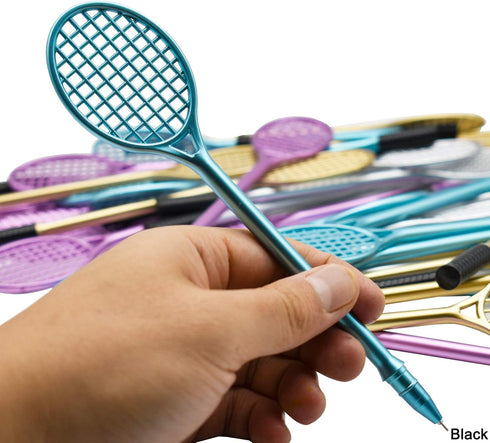 Maydahui 40PCS Tennis Racket Gel Pen Black Ink for Home Office School...