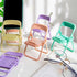 2Pcs Purple Cell Phone Stand, Mini Universal Phone Stand for Desk, Chair Design Phone Holder Stand Compatible with iPhones13 iPhones 13 Pro iPhone...