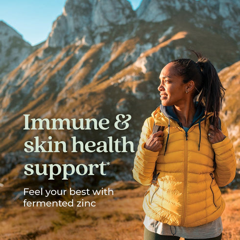 New Chapter Zinc Supplement, Fermented Zinc Complex, ONE Daily for Immune Support + Skin Health + Non-GMO Ingredients, Easy to Swallow & Digest, 3...