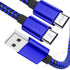 Fast Charger Cable for Motorola One Action/Macro/Vision/Zoom/Hyper/Power/Fusion+/5G Ace UW, (2Pack, 6.6Ft) Nylon Braided Charging Cord for Moto G5...