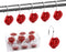 BEAVO Shower Curtain Hooks, Home Decorative Rustproof Shower Curtain Hooks Resin Rose Flower Shower Hooks Rings for Bathroom Shower Rods Curtains,...