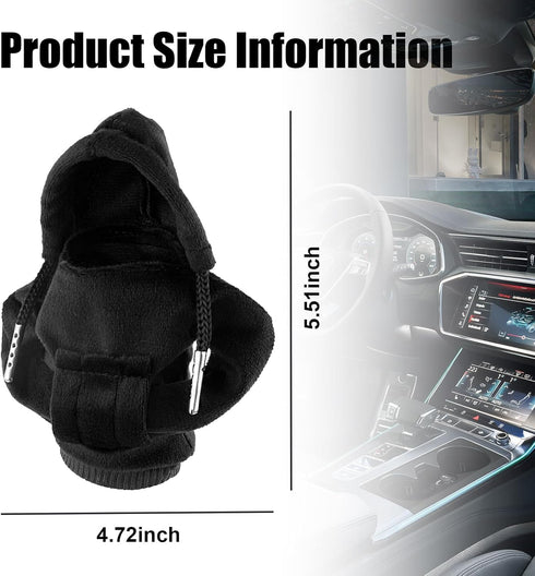 Car Gear Shift Knob Cover, Fashionable Sweater Design Shift Knob Cover Trim, Universal Soft Gear Shift Protector, Auto Interior Decor Accessories ...