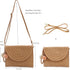 Straw Crossbody Bags for Women Straw Clutch Bag Straw Beach Bag Straw Purse Summer Handbag Straw Envelope Wallet...