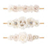 Baby Girl Floral Headband Nylon Flower Crown Elastic Hairband 3pcs Hair Accessories Gift for Girls (30#)...