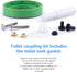 Toilet Tank to Bowl Gasket Kit for American Standards Toilet Part Champion 4 AS738756-0070A, 3 Inch Toilet Tank Replacement Kit Includes Gasket & ...