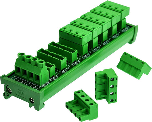 OONO Whole House Audio Stereo 8-Zone Speaker Distribution Module with DIN Rail Mount Carrier...