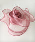 1-1/2 Inch Wide 10 Yards Dusty Rose Pink Wired Chiffon Ribbon Sheer Wired Organza Ribbon for Crafts Floral Bouquets Wedding Party Valentine's Day ...