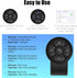Bluetooth Media Button Steering Wheel Wireless Remote Control for Car Bike Motorbike Boat IPX6 Waterproof Compatible for iPhone Samsung Galaxy Any...
