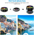 (Newest) Phone Camera Lens, 9 in 1 Lens Kit, Zoom Lens, 0.36X Wide Angle Lens + 0.63X Wide Lens + 15X Macro Lens + 20X Macro Lens + Fisheye Lens +...