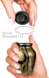 Trupoint Memorials Small Urns for Human Ashes Keepsake, Camouflage and Hunters Decorative Mini Cremation Urn for Adult Men and Women, Golden...
