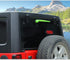 Rear Window Windshield Wiper Arm Blade Decoration Cover Trim for 2007-2018 Jeep Wrangler JK JKU(Green?...