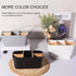 Toothbrush Holders for Bathrooms, Bamboo Tooth Brush Holder with 5 Slots Bathroom Vanity Organizer Countertop for Electric Toothbrushes, Toothpast...