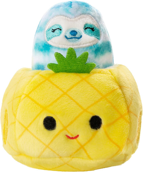 Squishville by Original Squishmallows Fruity Coupes - Four 2-Inch Squishmallows Plush and Fruity Coupe Plush Vehicles - Toys for Kids (SQM0334)...