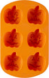 Wilton Jack-O-Lantern Non-Stick Silicone Mold, 6-Cavity...