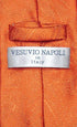 Vesuvio Napoli NeckTie BURNT ORANGE Color Paisley Design Men's Neck Tie...