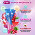 Women's Probiotic,120-Billion-CFUs, 18 Strains, with 3 Prebiotics and Cranberry Extract, Help for Immune Booster, Digestive Health, Gut Health and...