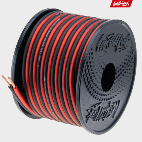 16 Gauge Pure Copper Speaker Wire (OFC) by Install Link, 30 Feet, for Car or Home Theater......