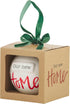 Mud Pie Ceramic Christmas Ball Ornament, New Home, 4.5" x 4"...