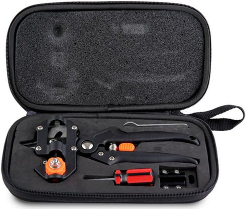 Garden Fruit Tree Professional Prune Shear Snip Grafting Cutting Tool with 2 Extra Blades, a Phillips Screwdriver and a Wrench - Tree Grafting Kit...