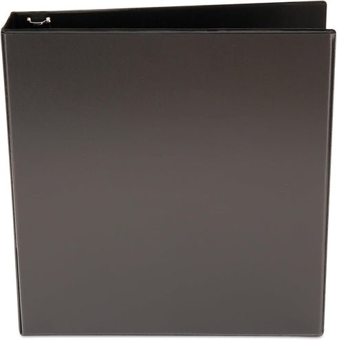 Universal 20971 Economy Round Ring View Binder, 1-1/2-Inch Capacity, Black...