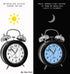 Sonnet SONNET-T-4678 Twin Bell Alarm Clock - Very Loud for Heavy Sleepers and Hearing Impaired - Battery Operated Blue Backlight - for Teens and S...