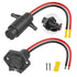 Trolling Motor Plug 12V 10 Gauge 2 Wire Trolling Motor Plug and Receptacle Quick Connect Kit Compatible with Minn Kota Marine Boat Kayak, 10 Awg W...