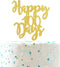 Happy 100 Days Cake Topper,Baby's 100 Days Celebration Party Decorations? Double Sided Gold Glitter ?...