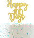Happy 100 Days Cake Topper,Baby's 100 Days Celebration Party Decorations? Double Sided Gold Glitter ?...