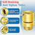 Fine Thread Vacuum Breaker, PK1390 1-1/16" Fine Thread Female No Lead Brass Self-Draining Vacuum Breaker, Hose Bib Vacuum Breaker, Providing you w...