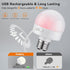 Rechargeable Light Bulbs with Remote - E26 Battery Operated Light Bulb for Non-Hardwired Wall Sconces, Pendant Lights ect (2 Pack)...