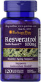 Puritan's Pride Resveratrol 100 mg / 120 Softgels...