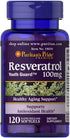 Puritan's Pride Resveratrol 100 mg / 120 Softgels...