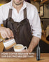 Frother Wand Rechargeable, Milk Frother Rechargeable USB-C with Stainless Steel Whisk Powerful Coffee Frother for Coffee Latte, Cappuccino, Mocha,...