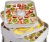 6 Pack Silicone Dehydrator Sheets,Non-stick Food Fruit Dehydrator Mats Reusable Steamer Mesh Mat for Fruit Dryer (6, 14 x 21 inch)...