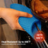 Coomin Silicone Trivets for Hot Dishes - 4 Heat Resistant Mats for Countertops, Multipurpose Non-Slip Hot Pads for Kitchen Potholders, Jar Opener,...