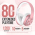 Wireless Bluetooth Headphones Over Ear, 80H Playtime, 3EQ Sound Modes, HiFi Stereo Headphones with Deep Bass, Foldable Bluetooth 5.3 Headphones fo...