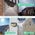 2Pack Solar Light Outdoor IP67 Waterproof 3Light Modes -Upgraded High-Brightness 310LED Sensor Lights for Garden, Wall, Parking Lot,Hallyway...