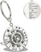 Stainless Steel Spinning Key Chain Fidget Key Ring Unique Gift Dice Gaming Stress Reliever Decision Maker Novelty Gift for Her Him...